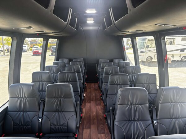 18 Passenger Minibus Inside
