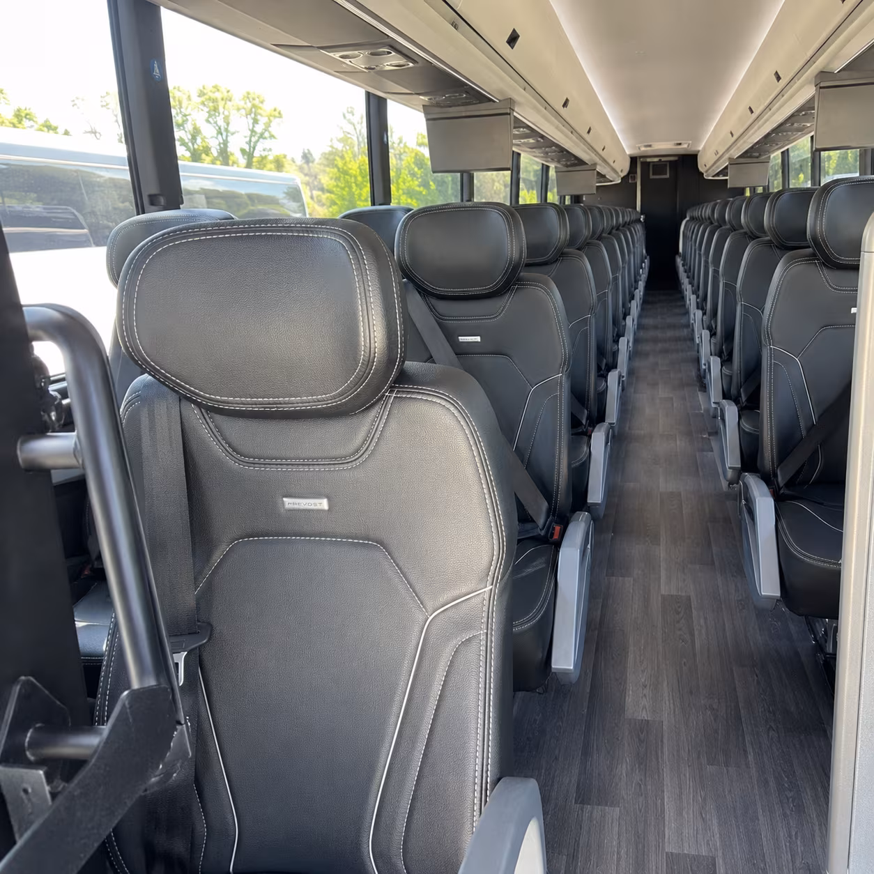 savannah charter bus interior gallery